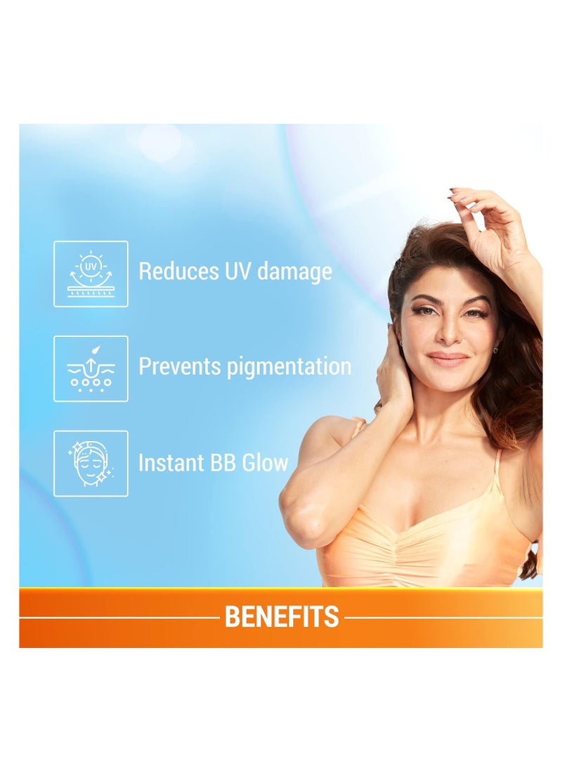 Safesun 3-In-1 Matte Look Daily Sun Block Spf 40 Pa+++, 100g
