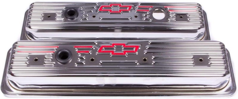 Proform 141-107 Chrome Valve Covers Set for Small Block Chevy