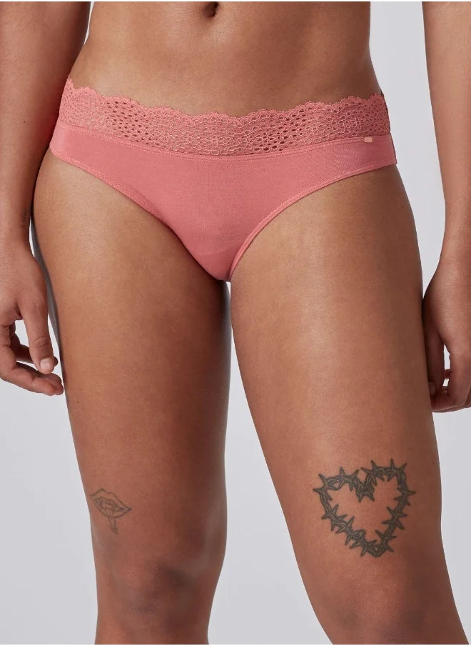 لا سينزا Skiny Women'S Bikini Briefs Bamboo Lace