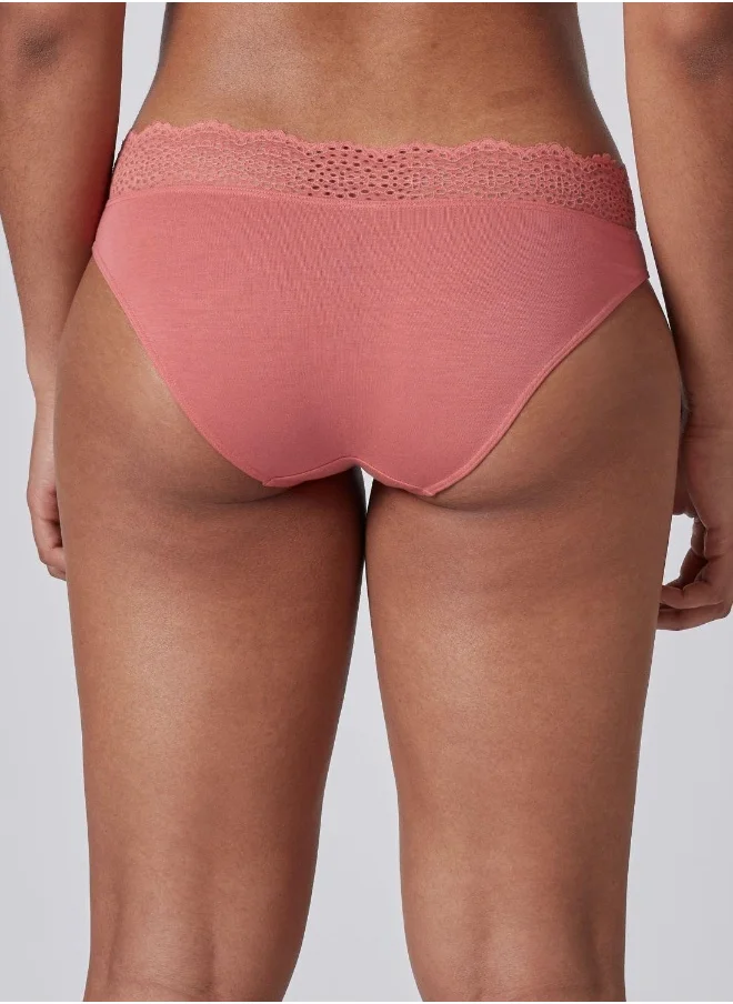 لا سينزا Skiny Women'S Bikini Briefs Bamboo Lace