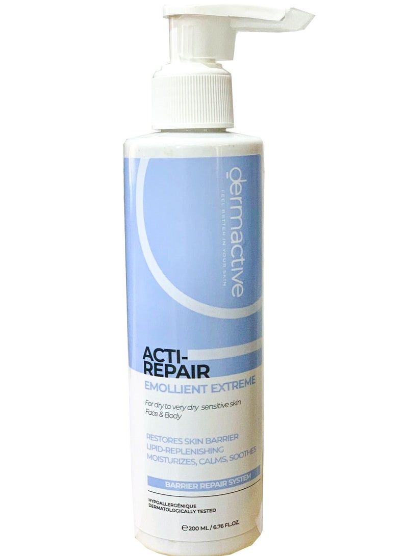 Dermactive Dermactive Acti-Repair Emollient Extreme Face & Body - 200 ml - Image 1