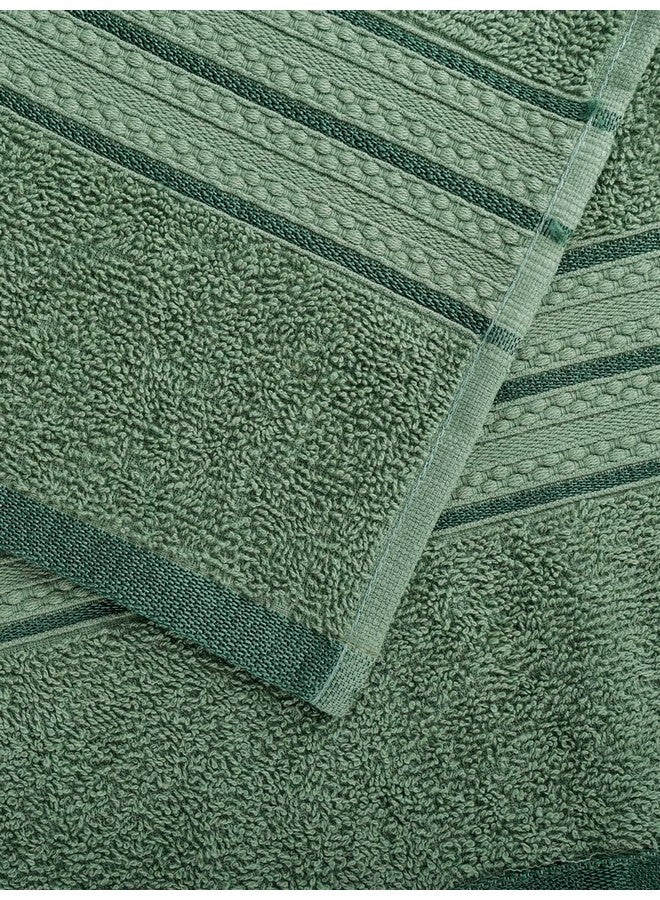 Dollar Bath Towel Cotton Soft, Large Size, 100% Cotton Towel - Highly Absorbent Size (75 X 150 Cm) for Men's and Women's 1 Piece Bath Towel (Dynasty Green) - Image 3