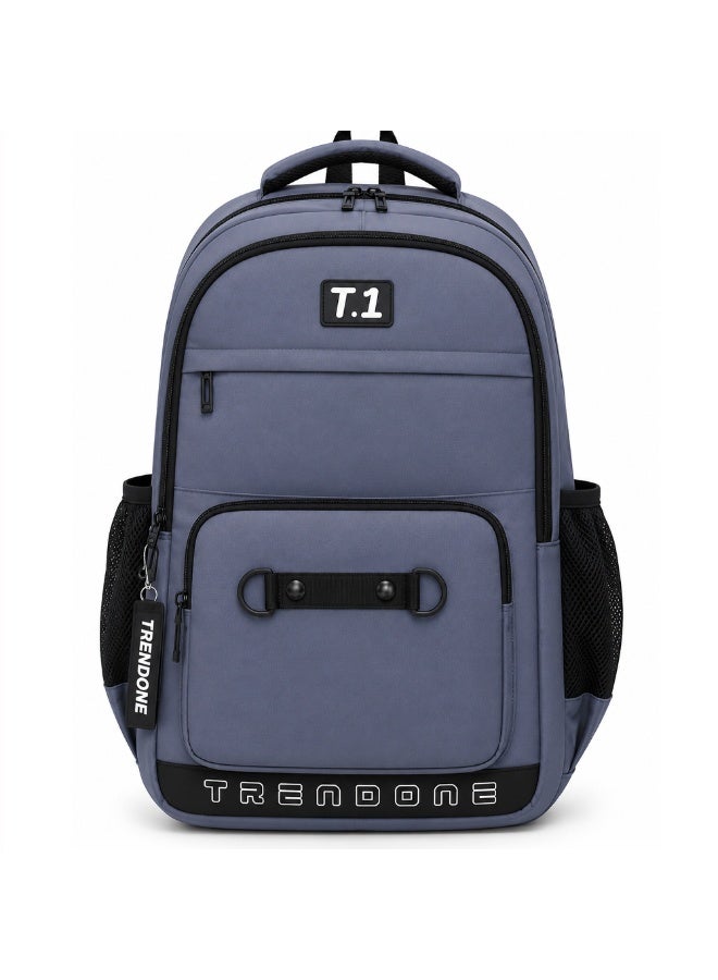 20 Inch School Backpack for Boys and Girls, Multi-Compartment, Multiple Zipper Compartments, Side Mesh Bottle Pockets and Carry Handle 50H*33.5W*15.5D CM