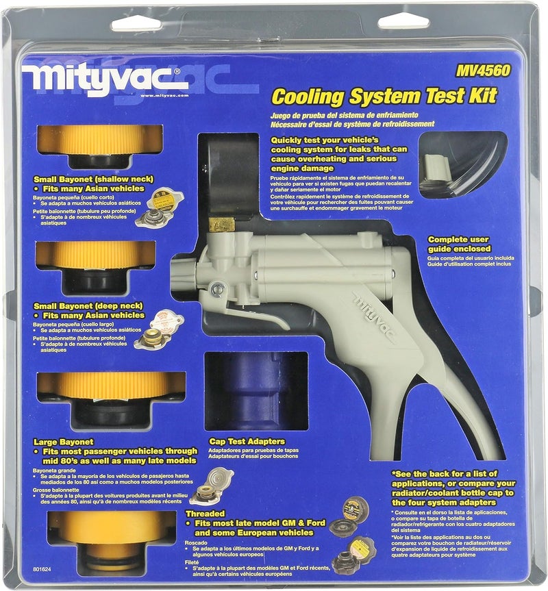 Mityvac MV4560 Radiator and Cooling System Pressure Test Kit for Cars and Light Trucks - Image 5