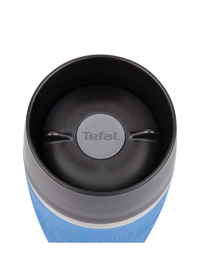 TEFAL Travel Mug | 0.36 L | Light Blue | 100% Leak-Proof Thermal Mug | Double-Walled Vacuum Insulation | Hot & Cold Drinks | 360° Drinking | Easy to Open | Dishwasher-Safe| 2 Years Warranty | K3086114 Blue - Image 2