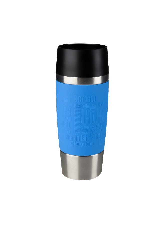 TEFAL Travel Mug | 0.36 L | Light Blue | 100% Leak-Proof Thermal Mug | Double-Walled Vacuum Insulation | Hot & Cold Drinks | 360° Drinking | Easy to Open | Dishwasher-Safe| 2 Years Warranty | K3086114 Blue - Image 1