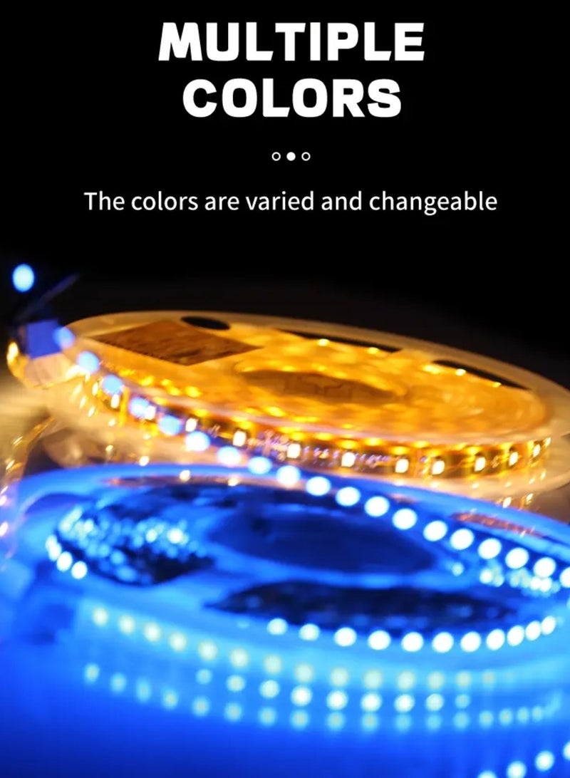 الثريات شريط إضاءة LED مرن بطول 5 أمتار للديكور المنزلي والمطبخ وغرفة النوم والسيارة والدراجة والفندق والبار الخارجي والحفلات والحديقة وسطح المكتب والتلفزيون ومنفذ USB  - Image 3