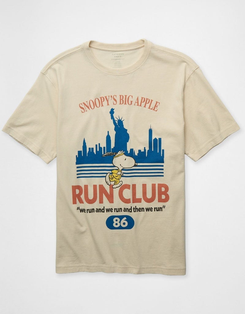 American Eagle AE Running Club Graphic T-Shirt - Image 3