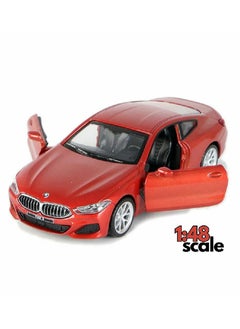 MSZ BMW M850i Coupe 1:34 With Pull Back Simulation Sound Light Doors Opened Collectible Kids Toys (Assorted Color)  - Image 1