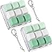 Axlksia Keyboard Fidget Toy Fidget Clicker Keyboard Fidget Keychain Button Fidget Gifts for Adults to Relieve Stress and Pass Time 2 Pack E - Image 2