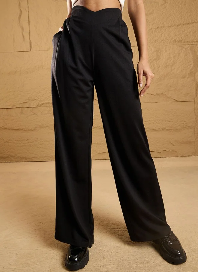 ساسافراس Comfort High-Rise Trousers for Women