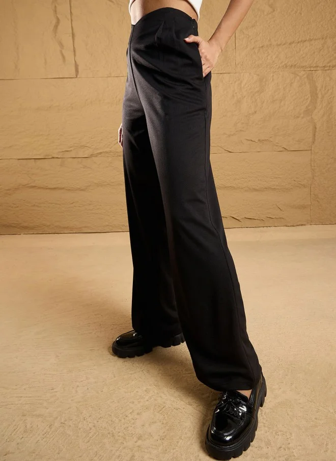 ساسافراس Comfort High-Rise Trousers for Women