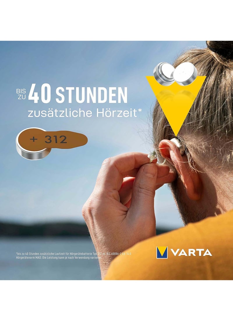 Hearing aid batteries, brown type 312, PR41, 1.45 volts, 6 pieces, German made - pzsku/ZF190DD9ADA89B872FAFAZ/45/_/1731231686/edfbbdbc-fb29-4978-ad78-754dcba84fa2