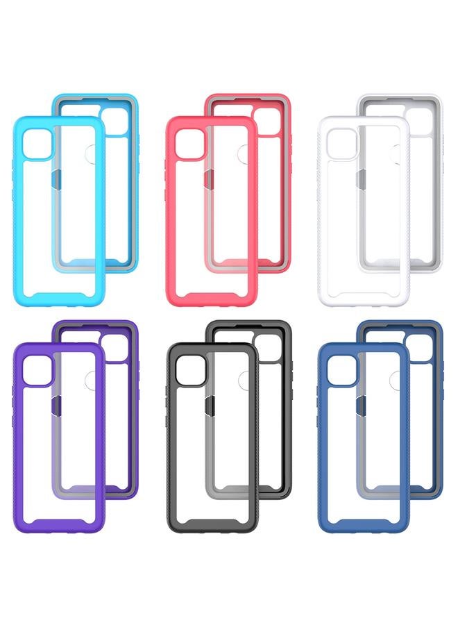 S-TOP Case For Motorola Moto One 5G Ace Starry Sky Solid Color Series Shockproof PC + TPU Protective Case - Image 2