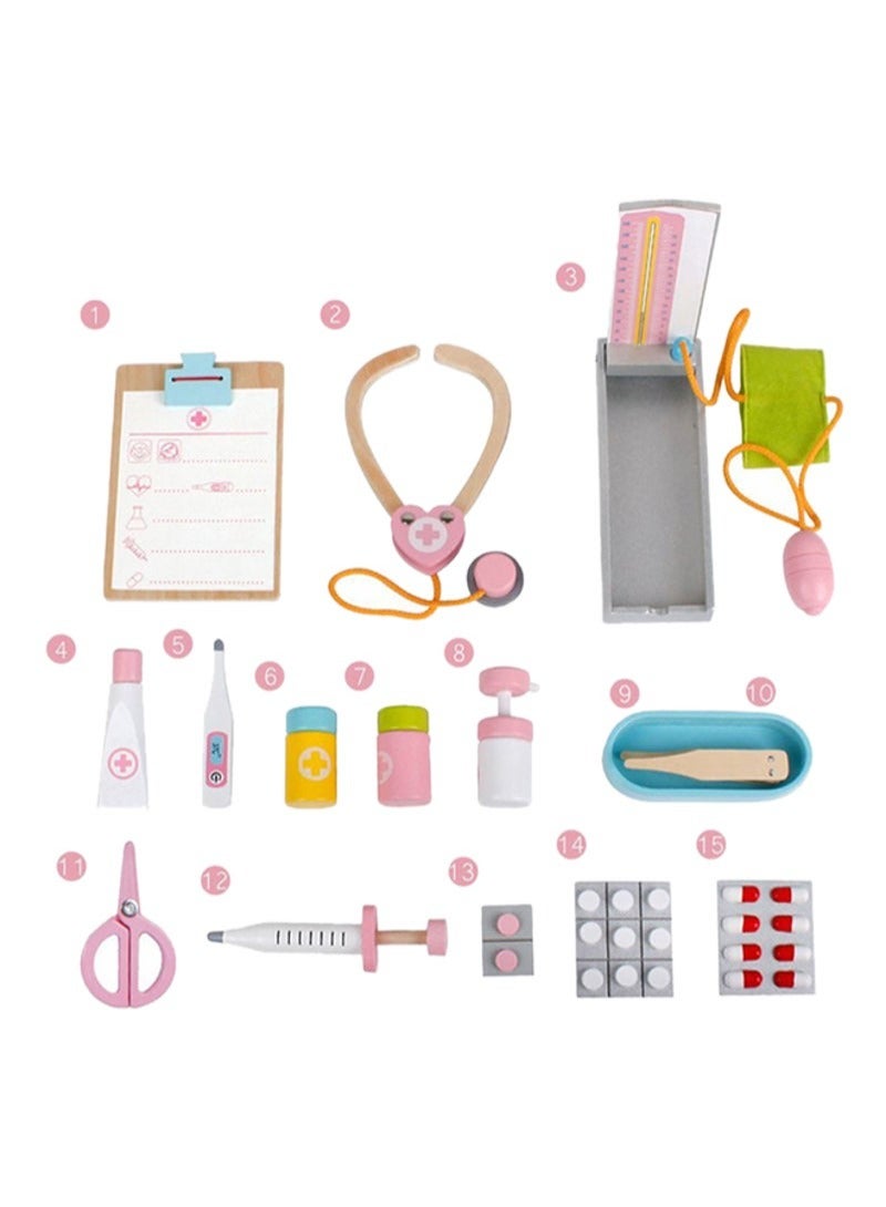 Toys  Set Educational  Box Of Dector Wooden Msn17070 - Image 2