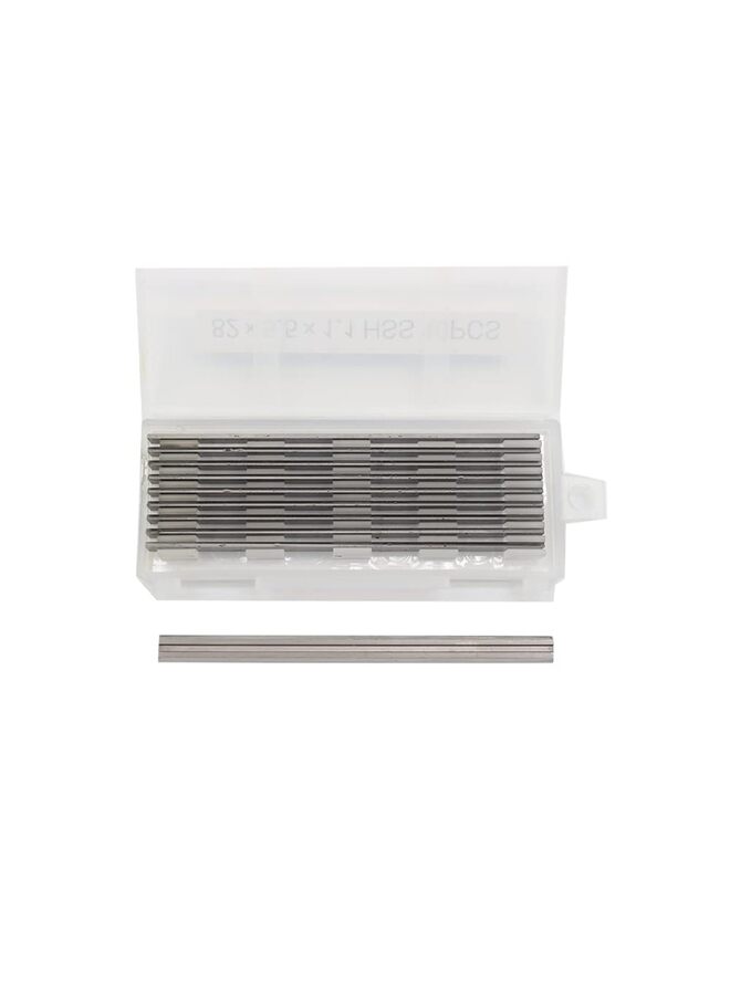10pcs 3-1/4 Inch Planer Blades HSS 82mm Replacement Most 3-1/4 Hand-Held Portable Planer Pack of 10 - Image 3