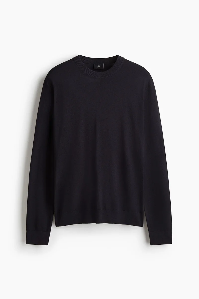 H&M Regular Fit Fine-knit jumper