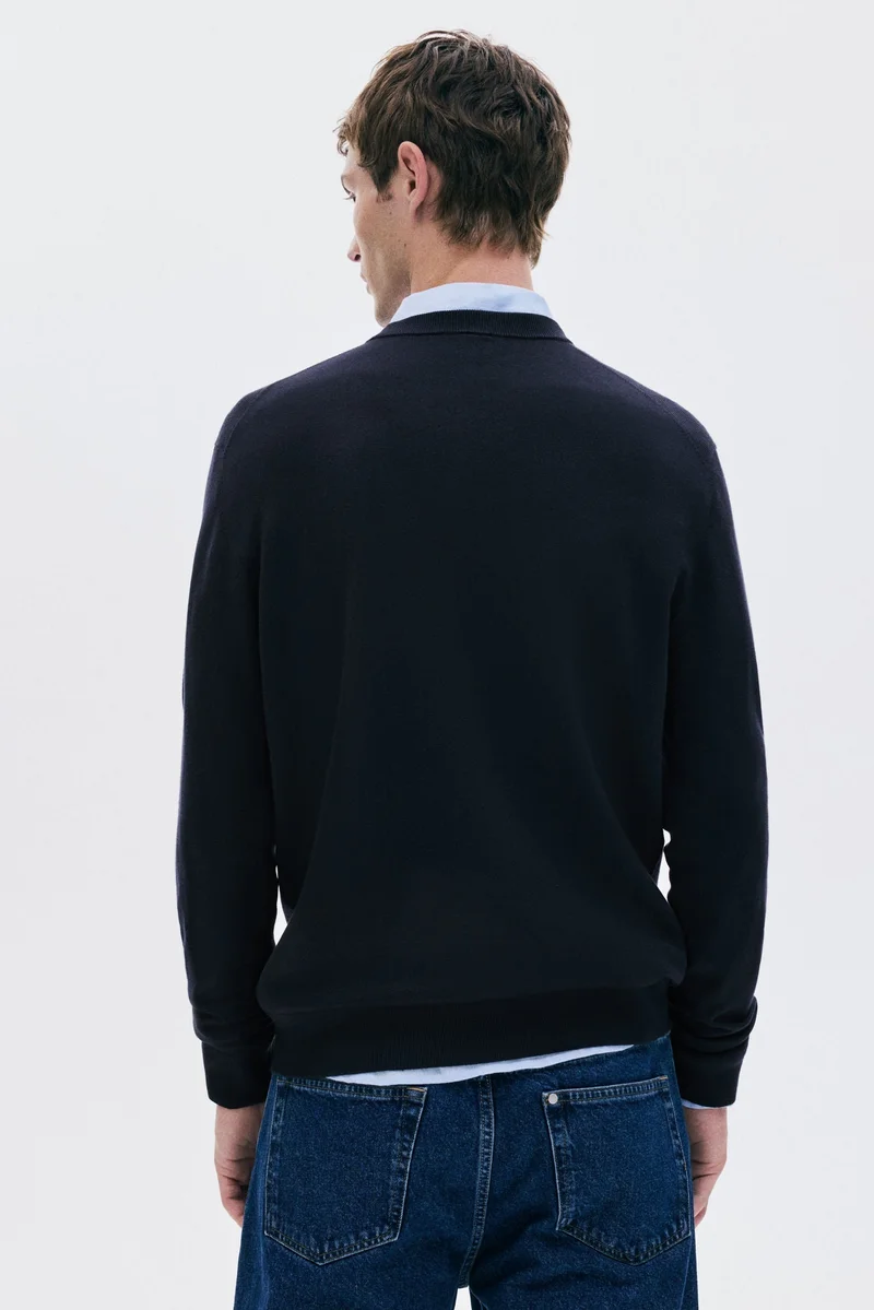 H&M Regular Fit Fine-knit jumper