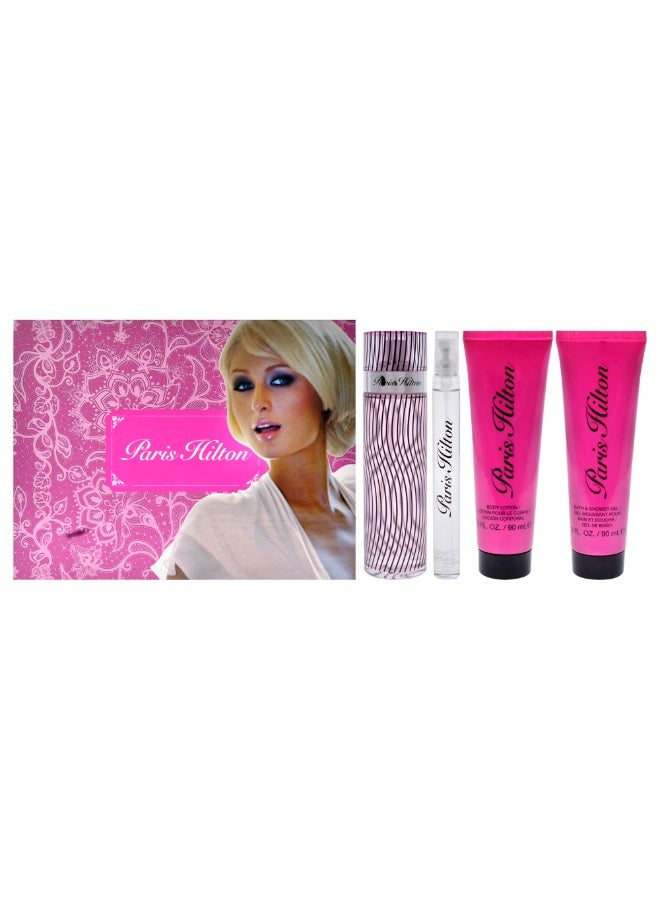 باريس هيلتون مجموعة باريس هلتون نسائي 100مل عطر + 10مل عطر + 100مل لوشن + 100مل لوشن - Image 3