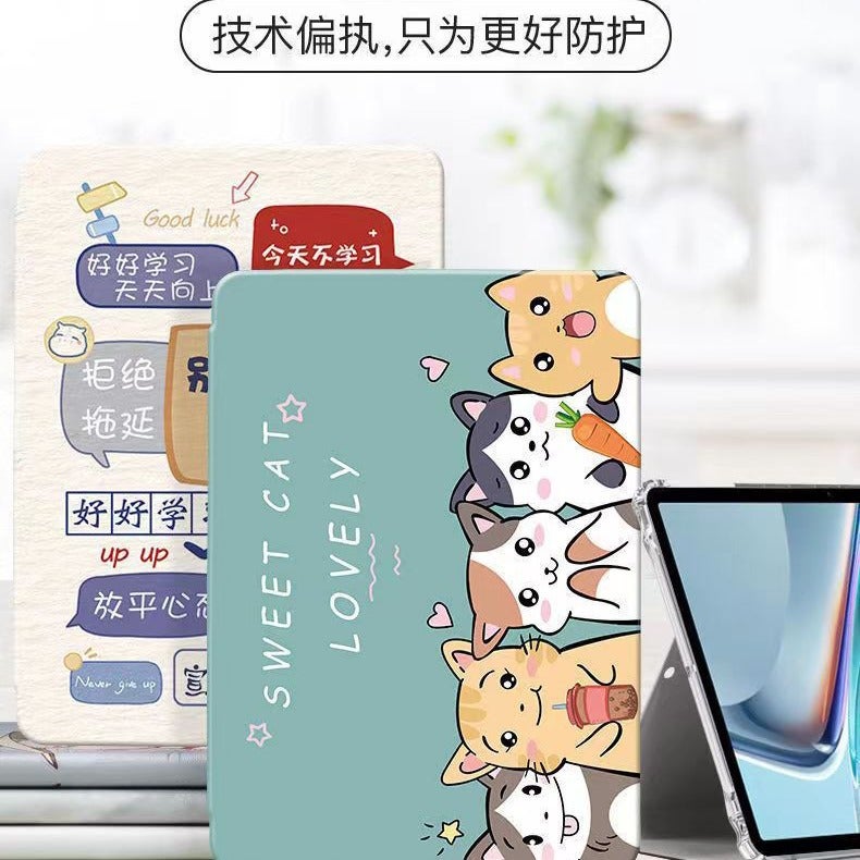 For Huawei Matepad11 Protective Case Pro10.8 Flat Shell V7 Anti-Fall Airbag 10.4 Enjoy 2 Leather Case - Image 4