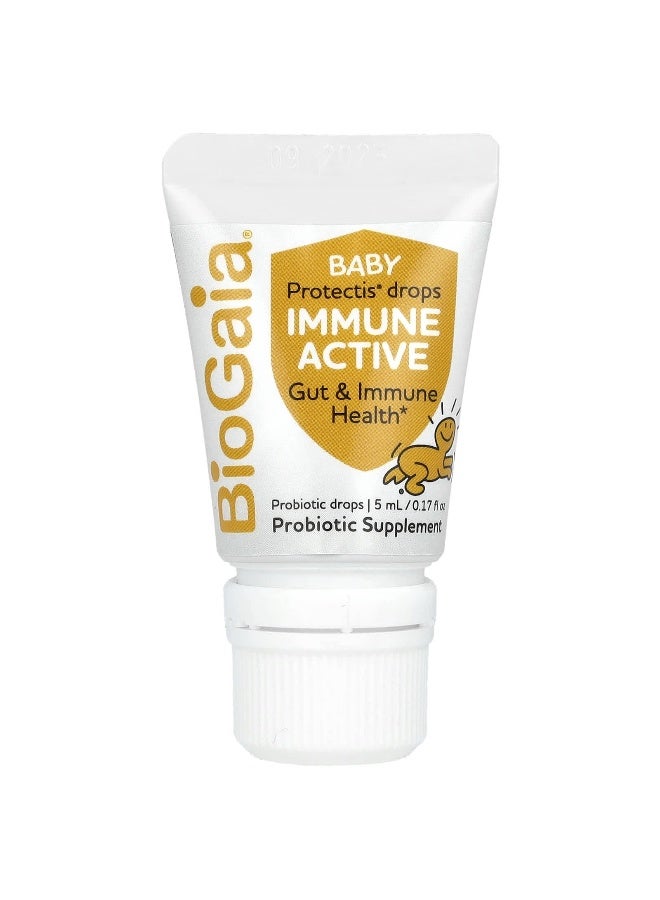BioGaia BioGaia, Protectis Baby, Immune Active Probiotic Drops, 0-36 Months, 0.17 fl oz (5 ml) - Image 3