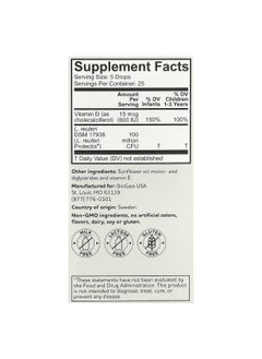 BioGaia BioGaia, Protectis Baby, Immune Active Probiotic Drops, 0-36 Months, 0.17 fl oz (5 ml)  - Image 2