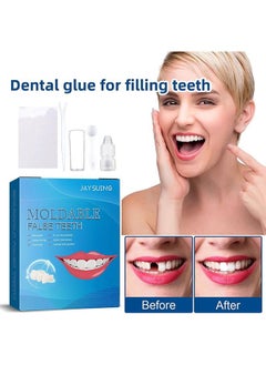 Jaysuing Tooth Repair Kit, Dental Care Kit for Filling Missing, Broken Teeth, Crowns and Bridges, Moldable Fake Teeth Suitable for Men and Women  - Image 3