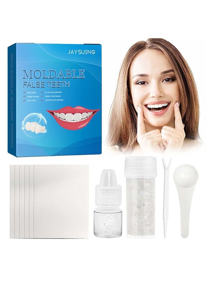 Jaysuing - Tooth Repair Kit, Dental Care Kit for Filling Missing, Broken Teeth, Crowns and Bridges, Moldable Fake Teeth Suitable for Men and Women - Image 1