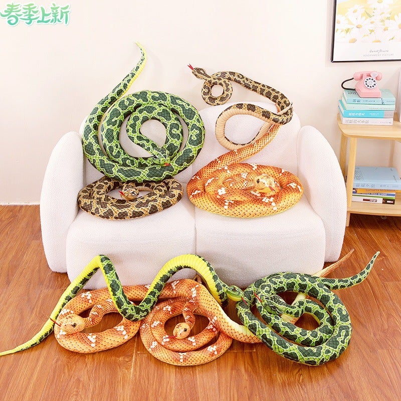 Realistic Snake Plush Toy 3D Print, Long, 200-300cm - Image 2