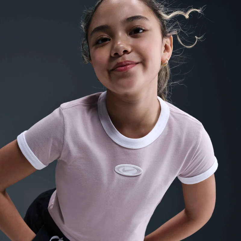 Nike Kids' Sportswear Cropped T-Shirt
