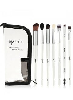 MARBLE Eye and Brow Brush Set - 7 Pieces  - Image 3