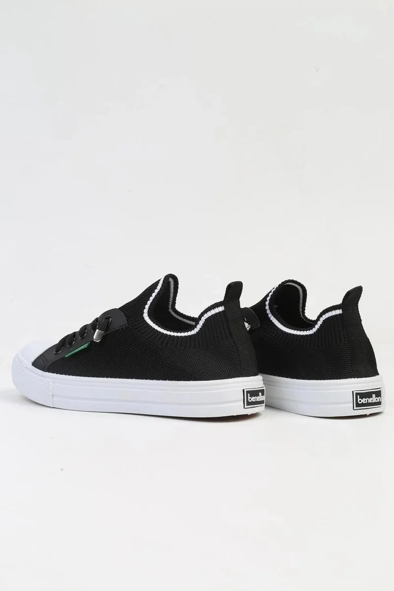Benetton BNI-10233 Imported Women's Black Sports Shoes-Black