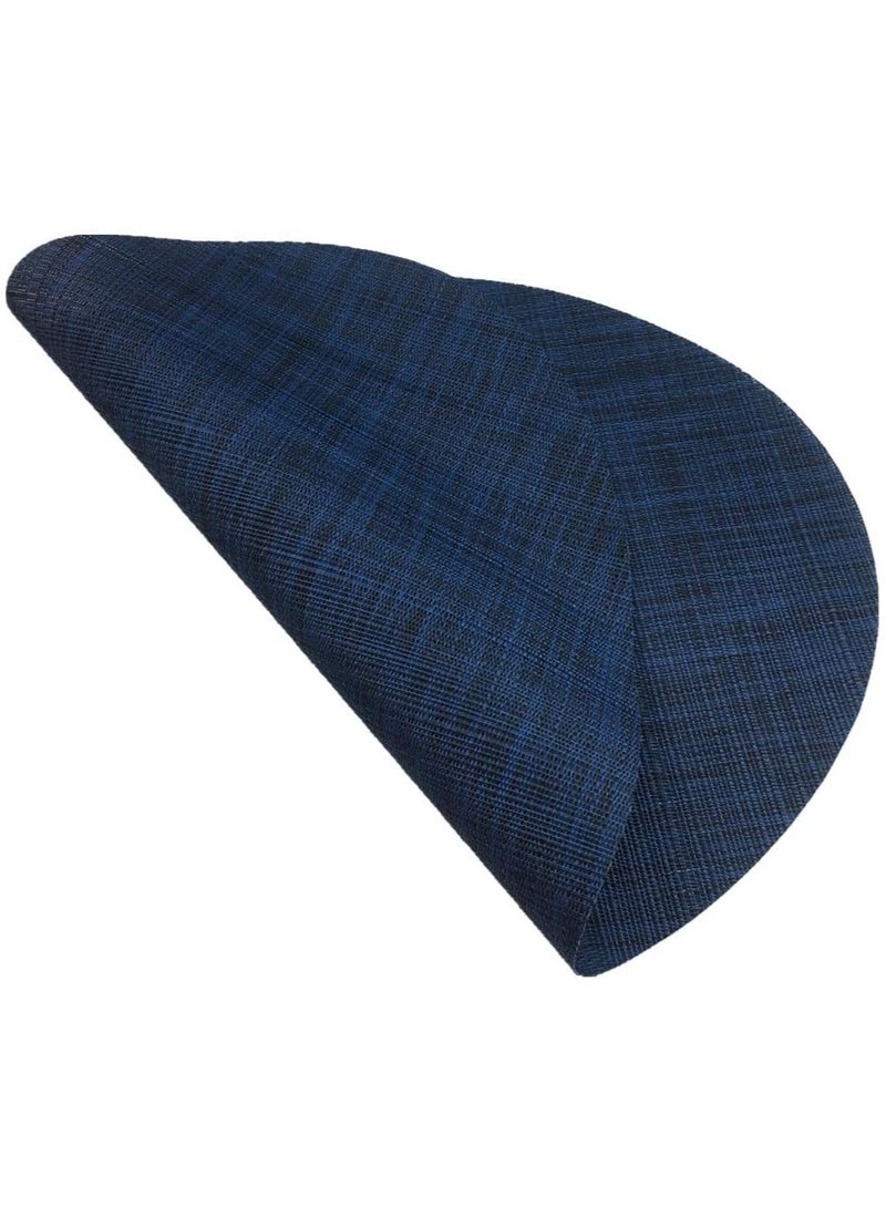 آنا 4 قطع حصيرة طعام دائرية من PVC بمحاكاة 35 سم - مقاومة للتسرب والسخونة وسهلة التنظيف، مناسبة للتجمعات العائلية والوجبات الخارجية. - Image 4