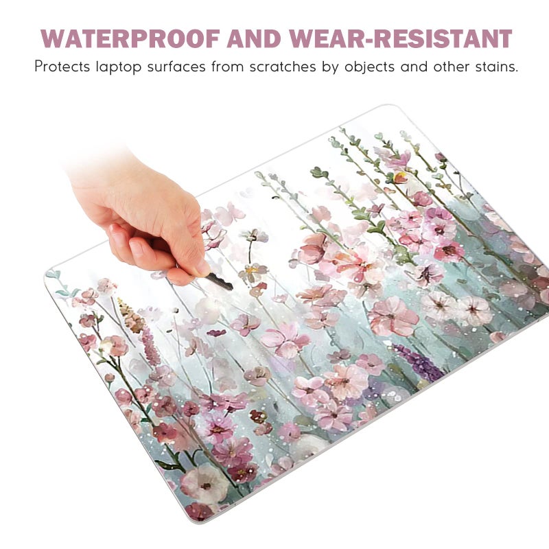 DINKY Laptop Skin Sticker Decal, 12" 13" 13.3" 14" 15" 15.4" 15.6 inch Laptop Universal Reusable Vinyl Skin Stickers Cover Art Decal Notebook PC Personalized Protector-Wildwill Flora - Image 4