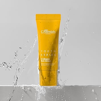 skinChemists Collagen Eye Serum 15ml Eye Serum Targets the First Signs of Aging Around the Delicate Eye Area improving Skin Elasticity Structure Promoting a Smoother Brighter UnderEye Area - Image 3