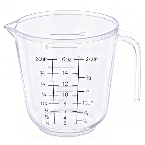DOTINGHUX Measuring Cup, 2 Cup, Clear - Image 5