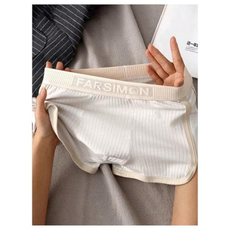 SOLY HUX Men's Boxer Briefs 3 Packs Trunks Mid Rise Underwear Stretchy Knitted Panties - Image 2