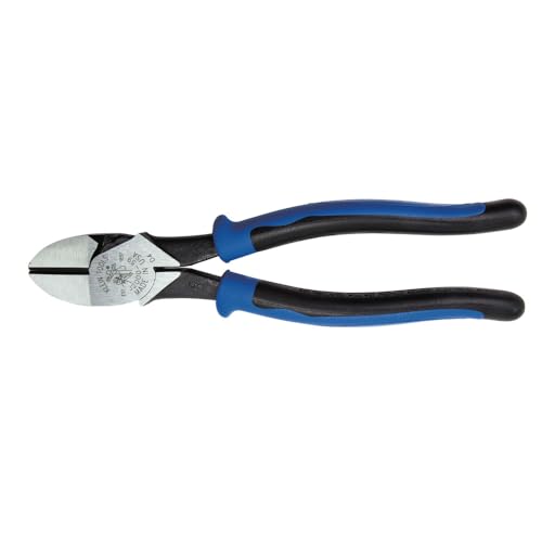 Klein Tools J200059 Pliers Made in USA Diagonal Cutting Journeyman Pliers with HighLeverage Design Larger Head and Extra Long Blades 9Inch