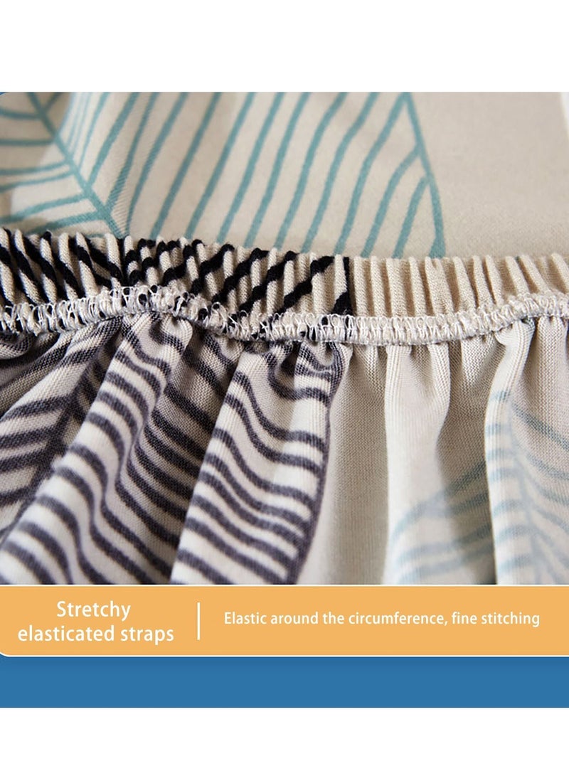 Y&D Fashion Stretch Sofa Slipcover, Elastic Fabric Printed 4 Seater Covers (235-300cm) - Image 4