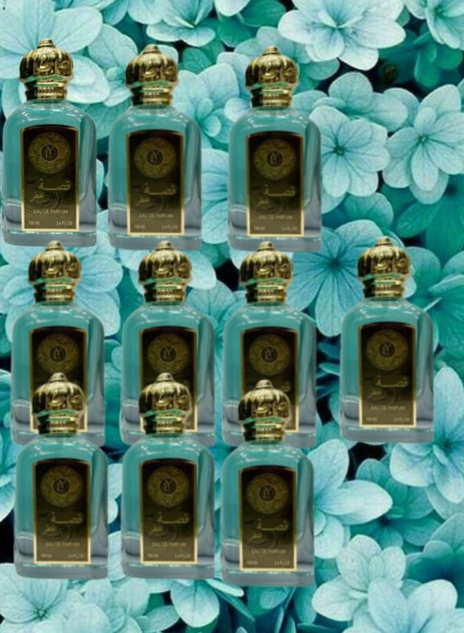 LY 10 Pieces Qissah Valley Parfum EDP 100ML - Image 1