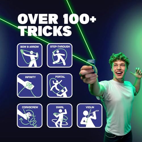 ZipString Luma - The Patented Glow-in-The-Dark Toy That Flies a Loop of String, Creates Endless Shapes and Tricks Built-in LED for Glowing Fun. Perfect STEM Gift for Kids & Adults. Wonderment Awaits - Image 3