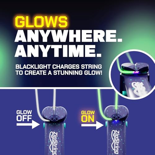 ZipString Luma - The Patented Glow-in-The-Dark Toy That Flies a Loop of String, Creates Endless Shapes and Tricks Built-in LED for Glowing Fun. Perfect STEM Gift for Kids & Adults. Wonderment Awaits - Image 5