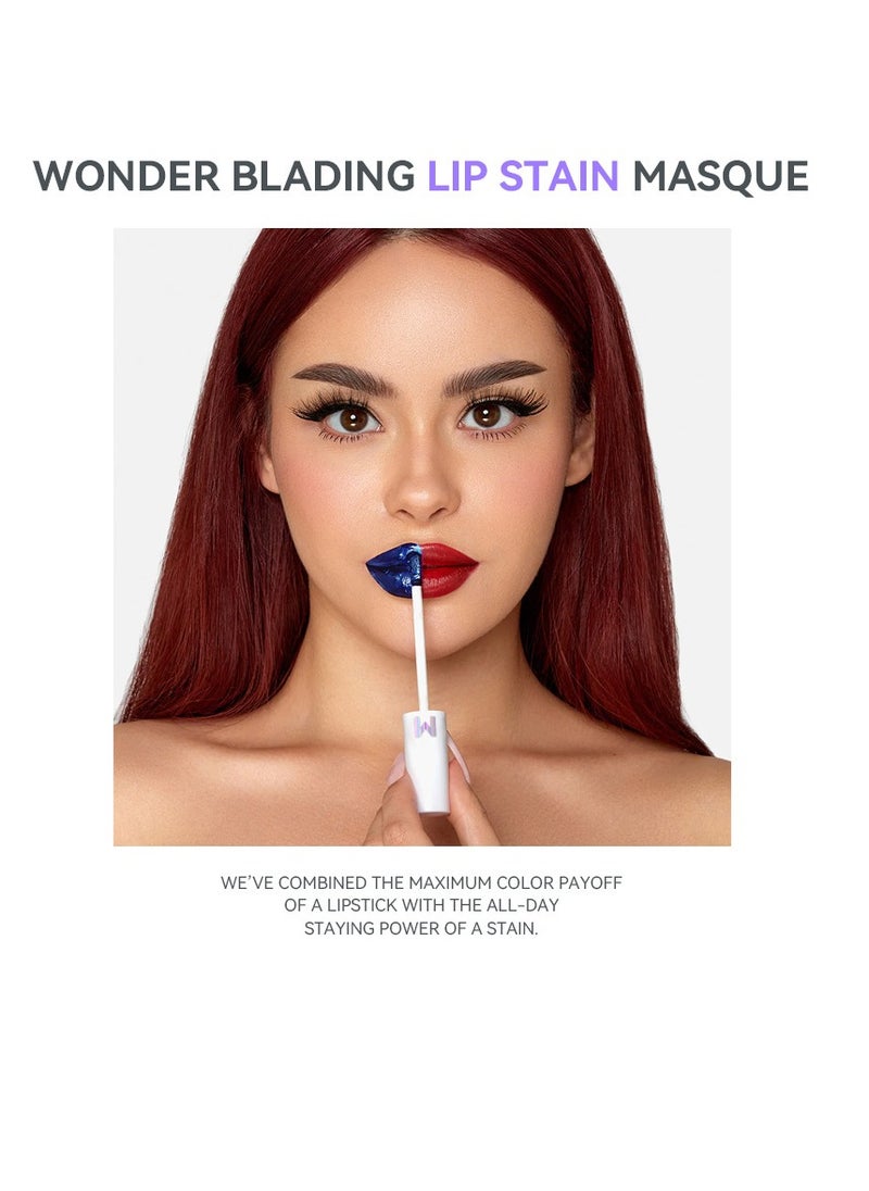 siimunana - Wonder Blading Lip Stain Peel Off Masque - Long Lasting, Waterproof and Transfer Proof Nude Lip Tint, Matte Finish Peel Off Lip Stain (Lovely Masque) - Image 1