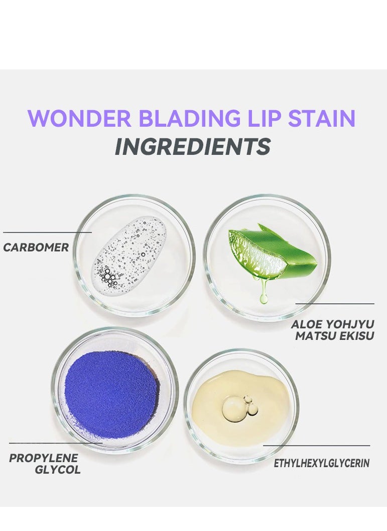 siimunana - Wonder Blading Lip Stain Peel Off Masque - Long Lasting, Waterproof and Transfer Proof Nude Lip Tint, Matte Finish Peel Off Lip Stain (Lovely Masque) - Image 1