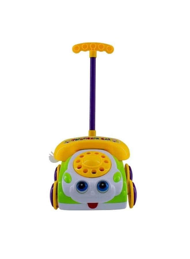 Rally Push and Pull Along Phone Walking Game for Kids Assorted Colors - Image 1