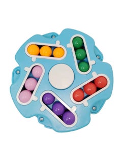 Fidget Spinner Magic Bean Puzzle Rubik's Cube Blue