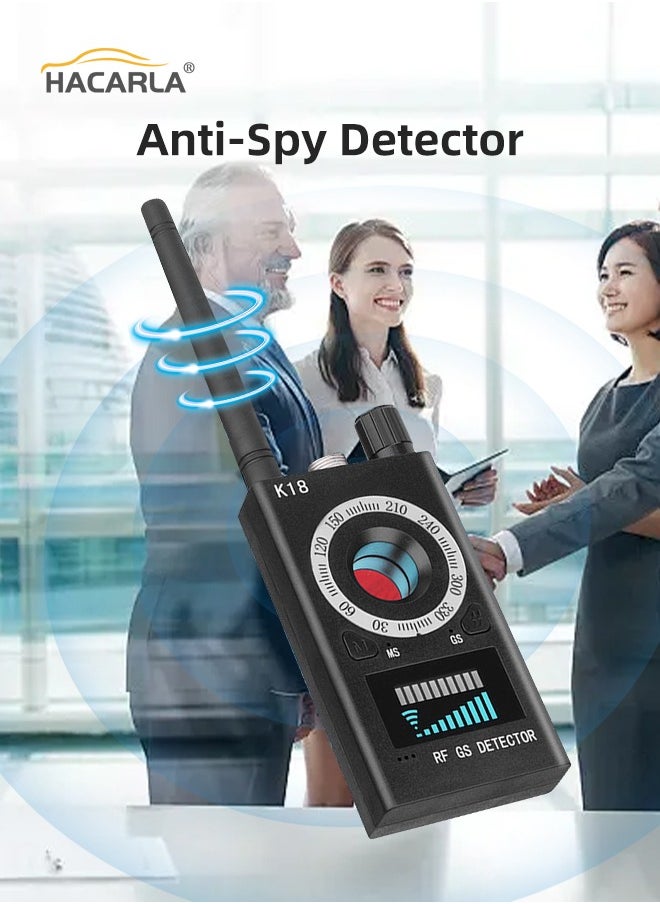 Hidden Devices Detector Hidden Camera Detectors GPS Detector Bug Detector Anti Spy RF Detector Listening Device Scanner Camera Finder with High Sensitivity for Hotel