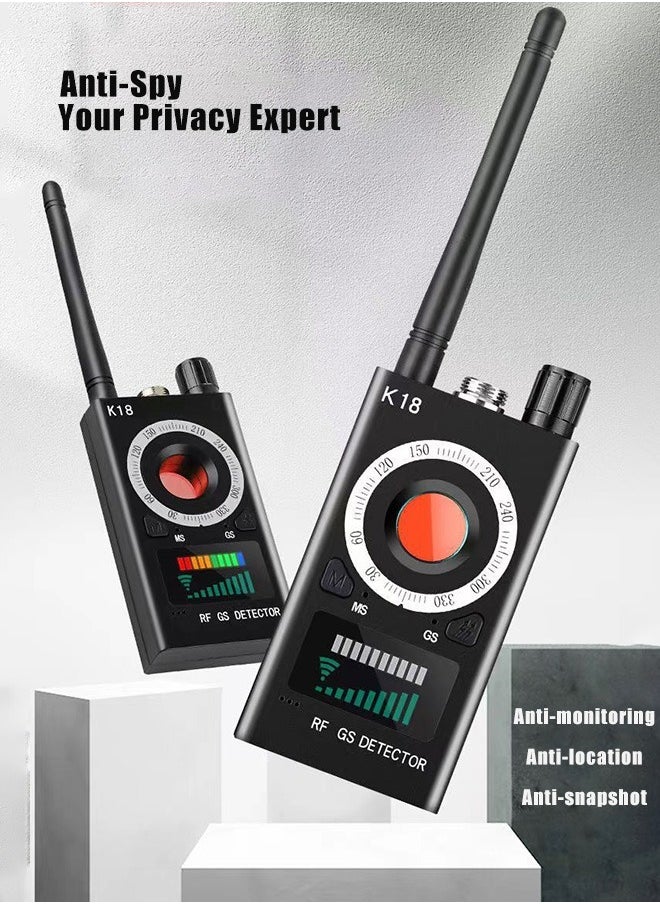 Hidden Devices Detector Hidden Camera Detectors GPS Detector Bug Detector Anti Spy RF Detector Listening Device Scanner Camera Finder with High Sensitivity for Hotel