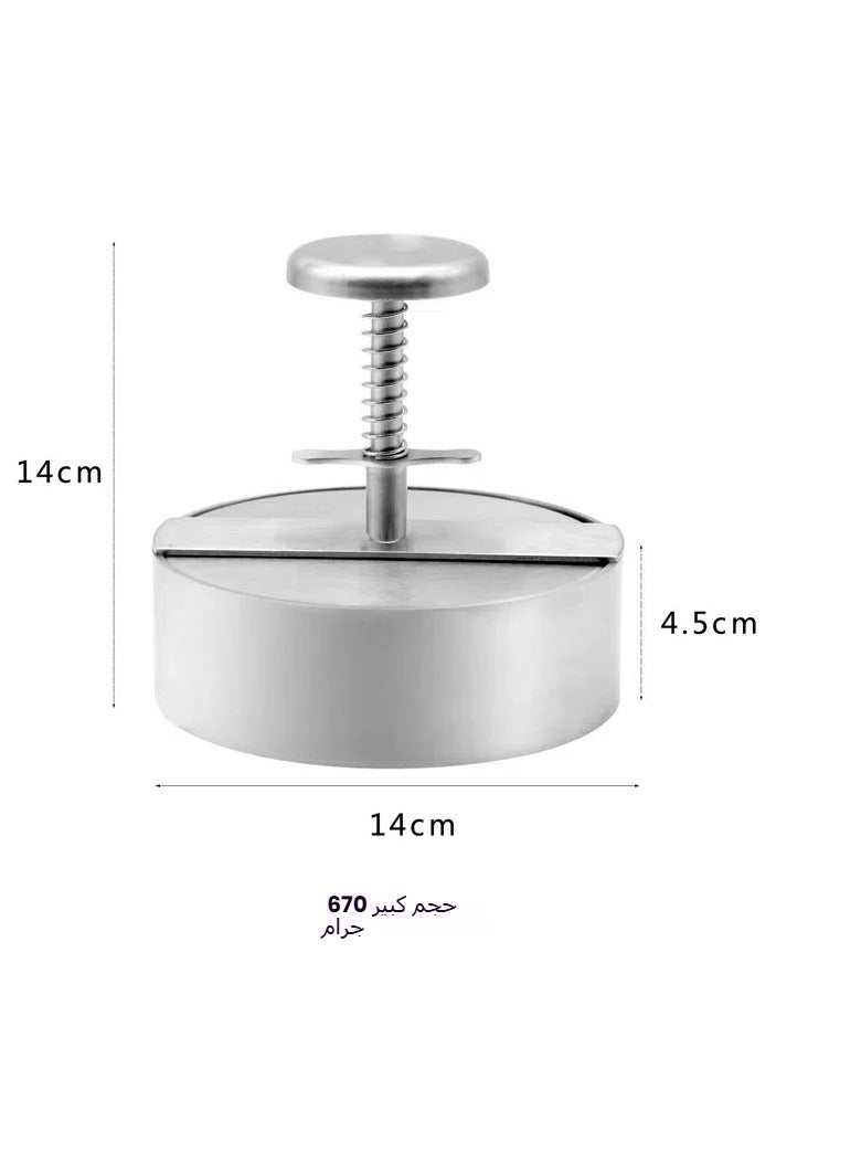عام همبرغر اللحوم الصحافة 304 الفولاذ المقاوم للصدأ اللحوم الصحافة كعكة الصحافة همبرغر اللحوم فطيرة مصبوب اللحوم العفن المطبخ - Image 4