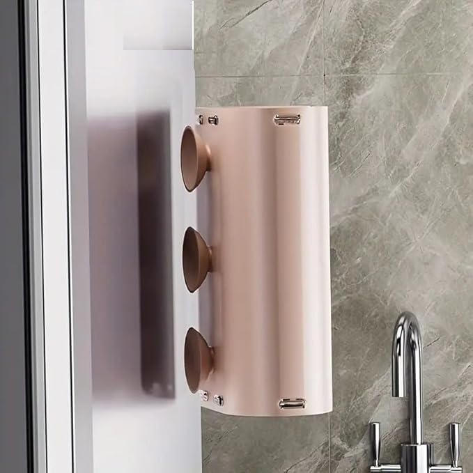 OTIPORTER Wall Mounted Facial Tissue Dispenser for Bathroom Easy to Use Suction Cup Tissue Box and Home Accessories for Wet Wipes Napkin Paper and TissuesOffice Bedroom Kitchen Slivery Pack of 1 - Image 3